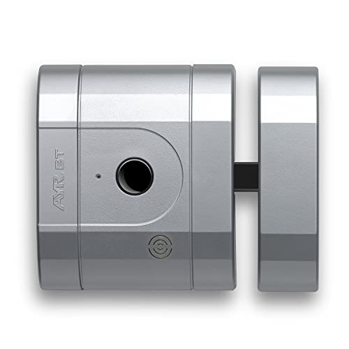 AYR Cerradura electrónica Invisible de Alta Seguridad INT_Lock BT. Acabado Cromo Mate.