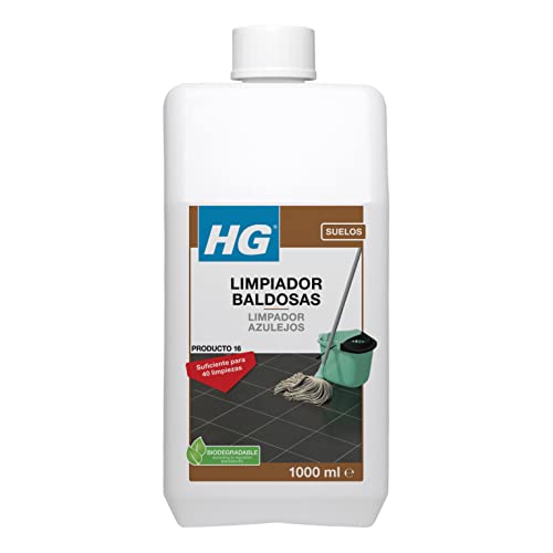 HG Limpiador Intensivo uso diario Para Suelos, Baldosas de Porcelana, Azulejos o Piedra Natural – 1 L (184100130)
