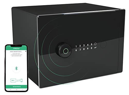 Arregui AWA Exclusive Edition Caja Fuerte Inteligente, Smart Safe, gestión a través de App móvil, Compatible Amazon Alexa y Google Home, Alta Seguridad, 22 L