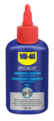 Lubricante de Cadenas de Bicicleta para Ambiente Húmedo - WD-40 BIKE - Gotero 100ml