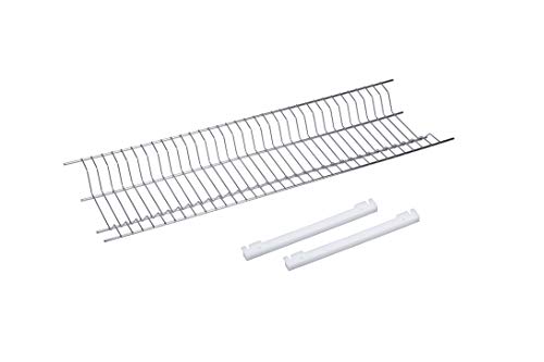 Sauvic Armario Escurreplatos, Acero Inoxidable 18/8 electropúlido, 85 cm
