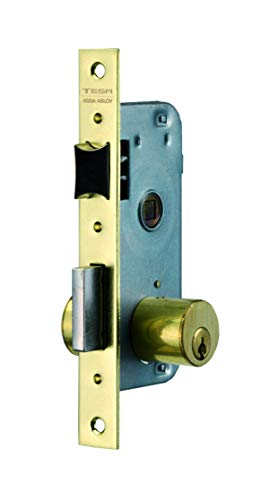 Tesa Assa Abloy 200040HL Cerradura De Embutir Para Puertas De Madera Bronce (Latonado) Entrada 40 mm 2000