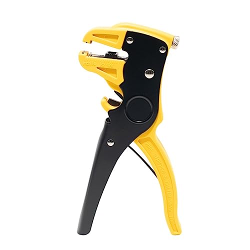 PUFTECH Pelacables Electricista Automático 0.2-6mm - Alicate Pelador de Cables Multifuncional Pico de Pato - Herramienta de Ajuste para Electricistas - Para Pelar y Cortar Cables 0.08-2.0mm