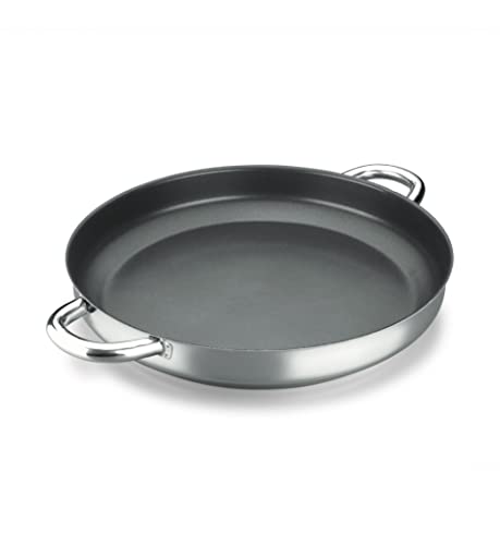 PAELLERA ALZA CLASSIC MASTER. PAELLERA fabricada en acero inoxidable 18/10, antiadherente triple capa, apta para todo tipo de cocina, INDUCCIÓN. Fácil Limpieza. Apto para lavavajillas 32