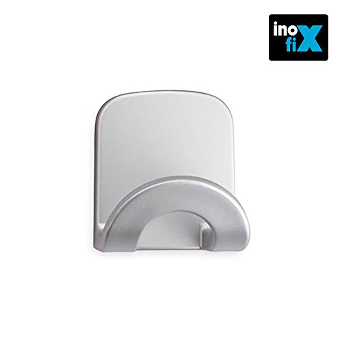 Inofix M124796 - Colgador adhesivo y tornillo inoxfix cromo mate