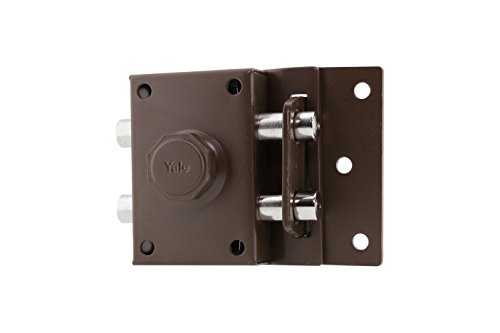 Yale 160HP Cerrojo De Seguridad De Sobreponer Para Puertas Marrón 16-0 Cilindro Europeo