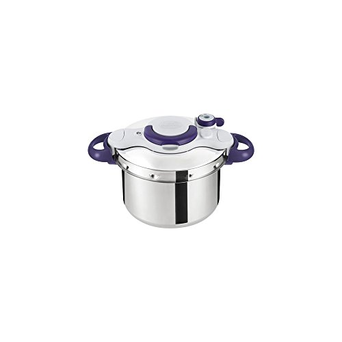 Seb P4624900 Clipso - Olla a presión, acero inoxidable, plata, 6 L