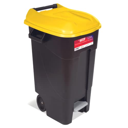 Tayg EcoTayg 120 AM - Contenedor de residuos, Amarillo, 120 l