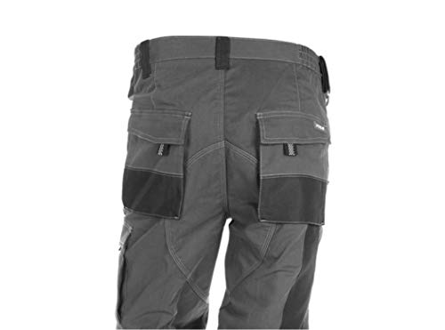 Juba - Pantalon multibolsillos algodón poliester gris negro talla -s