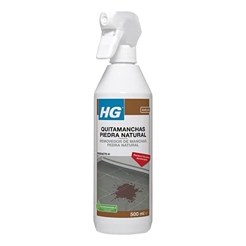 HG Quitamanchas Mármol, Limpiador de Suelos de Piedra Natural Calífera - Spray de 500 ml (227050130)