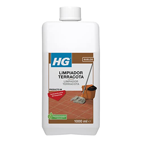 HG Limpiador Abrillantador uso diario para Terrracota, Restaurador de Piedra Natural, Aroma Fresco - 1 litro (191100130)