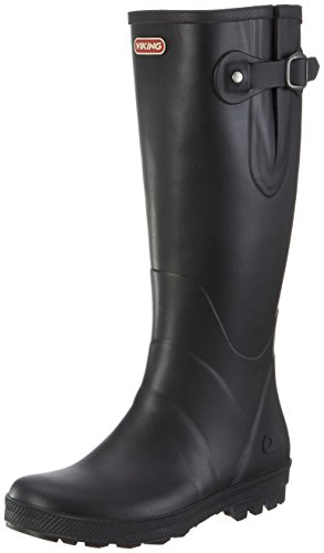 Viking Fo​x​y​, Botas de Goma, Mujer, Black, 40 EU