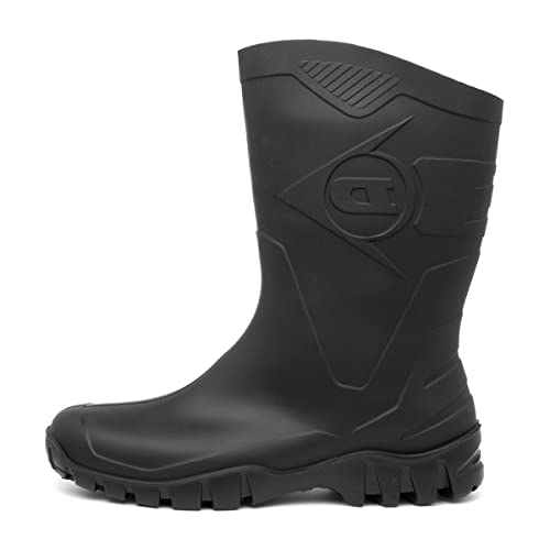 Dunlop DEE, Botas de Goma de Trabajo Unisex Adulto, Negro Black, 47 EU