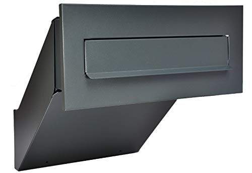 Buzón para empotrar en la pared, RAL 7016 (gris antracita mate) , XXL