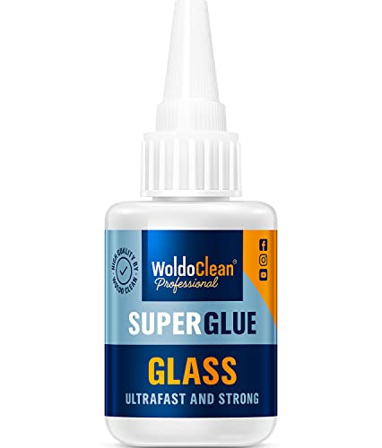Superpegamento para cristal extra fuerte 25 g – transparente, transparente e impermeable