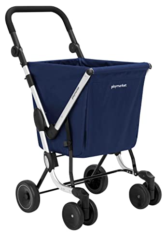 Playmarket Carro de la Compra We Go Basic, 97 cm, 50 Litros, Color Azul (Navy)