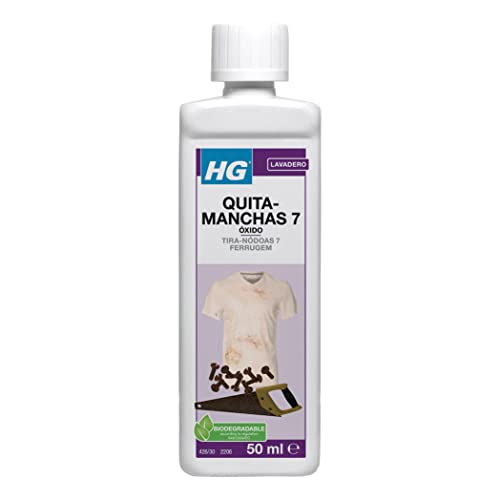 HG Limpiador Manchas de nr. 7 para Óxido en Ropa y Piedra Natural, 50 ml