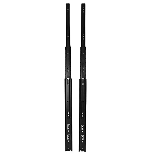 10 Pares de Rieles Deslizantes para Cajones, Rieles de Repuesto para Gabinetes de Cocina de 45 Mm de Ancho para Trabajo Pesado, Rieles de Reemplazo para Escritorio, Hogar y Oficina (18 Pulgadas /