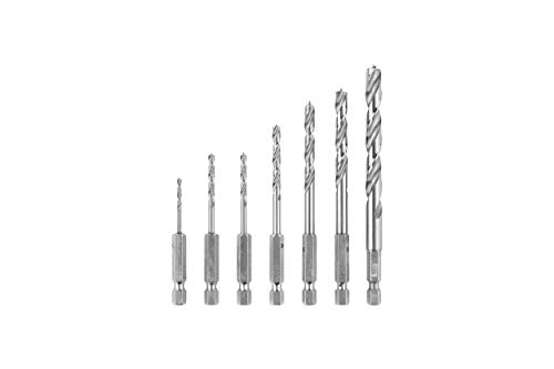 Bosch Professional 260925C146 Set De 7 Brocas En Espiral Para Madera, Hexagonales De ¼