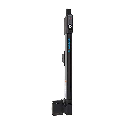 MAGNA-LATCH ML3TPKA, cerradura y pestillo de seguridad para piscina y niños (tirador superior, magnético, con llave, negro) para cualquier puerta cuadrada
