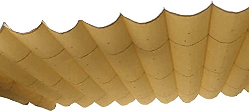 SDKFJ Velas de Sombra Toldo retráctil, toldo Ondulado Utilizado para pérgola de jardín, terraza, protección Solar, Transpirable, Extensible, Sombra, Personalizable 0630(Color:Khaki;Size:0.6x3m)