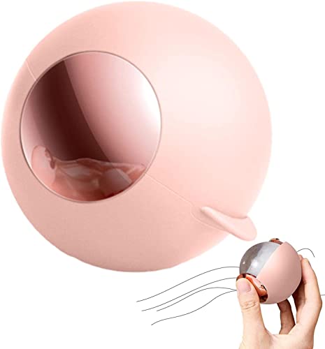 Vibbang Pelota para Quitar Pelusas, Removedor De Pelo para Mascotas Reutilizable, Rodillo Quitapelos Lavable, Mini Bola De Rodillos para Pelusas Portátil De Viaje (Rosa)