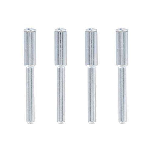 Dremel 402 - Paquete múltiple de mandriles, 4 mandriles con un diámetro de mango de 3,2 mm para discos de pulir y discos de corte