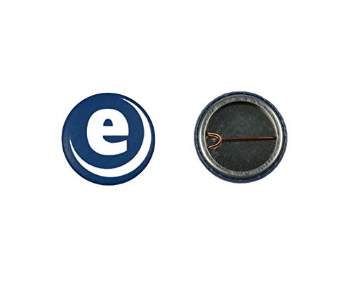 Pack para hacer 250 chapas con trasera abierta - Forma de D - 25 mm