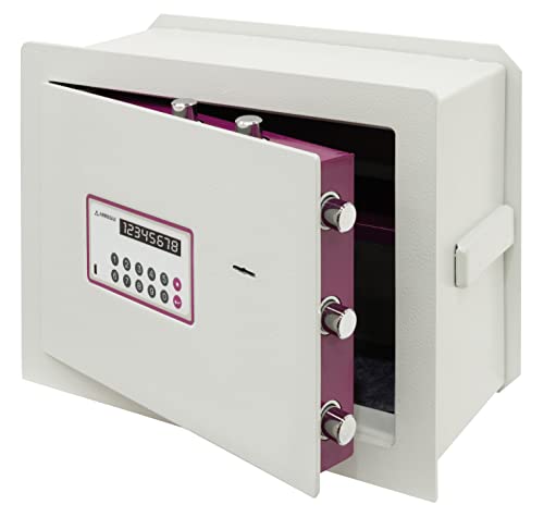 ARREGUI Forma Evolution 151050-IZQ Caja fuerte de empotrar a pared con cerradura de llave y codigo | Caja de doble Seguridad para casa y hogar | Fundo extensible |Apertura Izquierda|32 x 42 x 20/30 cm
