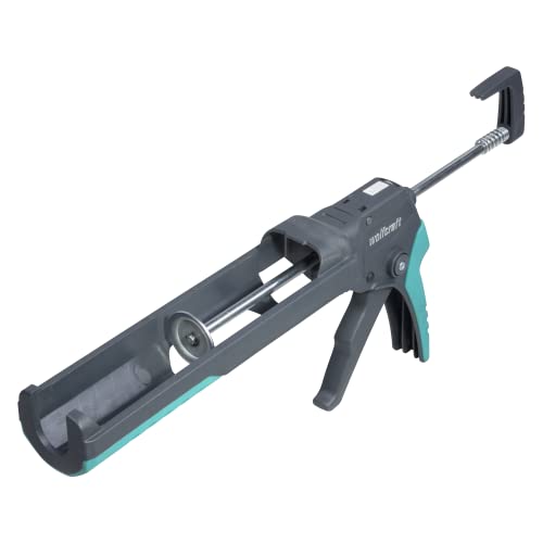 wolfcraft Pistola de cartuchos MG 400 ERGO, 4354000, Pistola ergonómica con ajuste de la anchura del mango