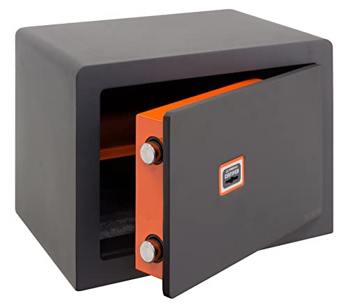 ARREGUI Plus C 180320 Caja fuerte de acero con llave | Caja de seguridad con apertura certificada de llave | Caja para casa y negocio, fácil de usar, alto nivel de seguridad | 25 x 35 x 25 cm | 15L