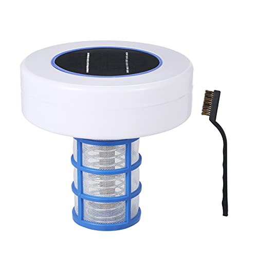Zwbfu Purificador de piscina de energía solar, ionizador de piscina solar, agua de piscina, inhibición de algas, procesador de agua sin cloro