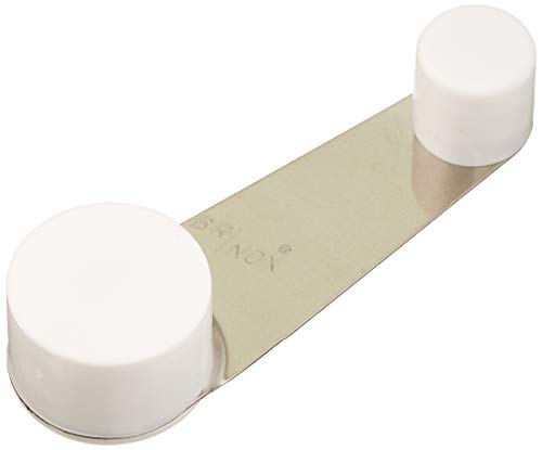 Brinox B78270B - Tope retenedor giratorio, 3,2 x 10,2 x 2,2 cm, color blanco