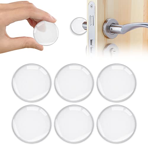 Vicloon Tope de Puerta,6pcs Transparentes Para Puerta Autoadhesivos,Topes Transparentes Autoadhesivos para Puertas,Topes Para Puertas para Muebles y Protección de Paredes