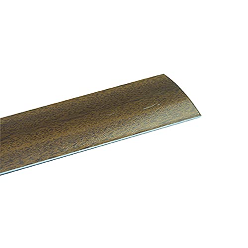 Amig - Tapajuntas para suelo | Adhesivo | Perfil de unión para suelos, parquet y tarima | Tira de transición | Color Sapelli | Medidas 985 mm x 4mm x 0,5mm | Especial para suelos de madera