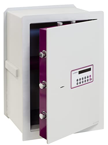 ARREGUI Forma Evolution 151080 Caja fuerte de pared con cerradura de llave y código | Caja fuerte de incaso a pared con fondo extensible | Alto nivel de seguridad | 52 x 38,5 x 20/30 cm