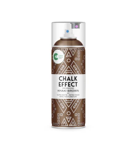 COSMOS LAC - SPRAY PINTURA TIZA CHALK EFFECT ULTRA MATE 400 ML - Khaki Brown 23