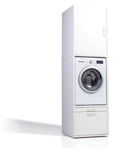 Torre de Lavado con Bandeja Extensible y un módulo Encima de 87 cm