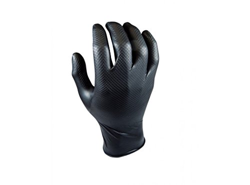 Juba 580NR/M Guante Desechable Nitrilo Ngr.Grippaz 580 Nr M