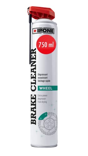 IPONE - Brake Cleaner - Desengrasante para Frenos - Rendimiento máximo de los frenos - Pulverización Potente y Precisa - Espray con Difusor Multiposición 750 ML