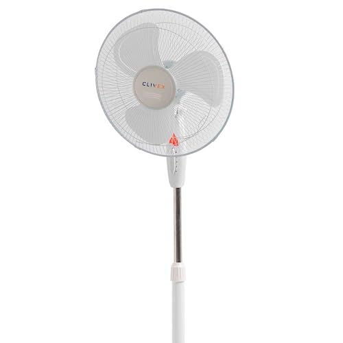 Ventilador Oscilante Clivex Eco Pie y Pared 3 Velocidades 40cm (45W) Con soporte de pie y para fijar en pared