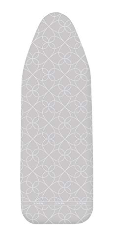 Wenko Funda para Tabla de Planchar Universal, con Revestimiento de Aluminio, Acolchado de Espuma, Easy-Clip, algodón, Multicolor, XL/U