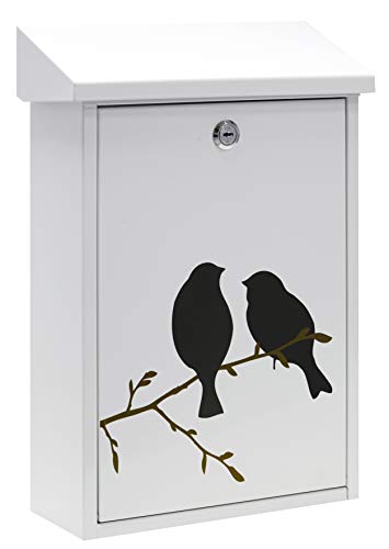 ARREGUI Premium E5601-BIR Buzón Exterior de Acero con Serigrafía Decorativa 