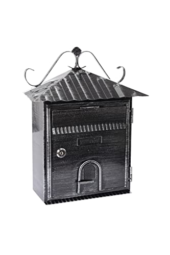 Arregui 2204 - Buzon rustico, acero envejecido, 280 x 115 x 350 mm