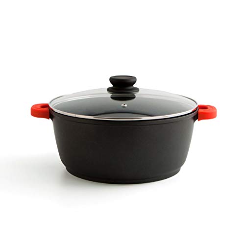 Quid Intense Cacerola Aluminio Fundido 28x12,5cm Negro