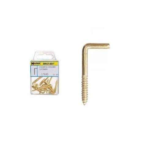 Alcayatas Rosca Latonada 19x60 mm. Brico Self 7 unidades