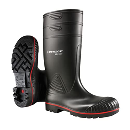 Dunlop Protective Footwear (DUO18) Dunlop Acifort Heavy Duty, Botas de Seguridad Unisex Adulto, Black, 49/50 EU