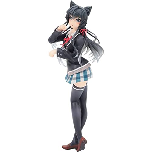 ZLCO My Teen Romantic Comedy Snafu Climax! Figure Yukino Yukinoshita PVC Anime Figure, Multicolor (Cat Ears Ver.)