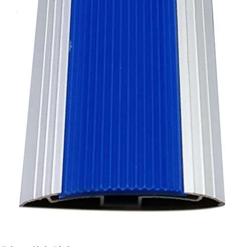 ZJMAMA Tapajuntas Suelo Reductor De Borde De Suelo De Aluminio, Ribete De Transición De Moqueta De 5 Cm De Ancho, Interior Exterior Umbrales Rampa para Puertas/Suelos Irregulares