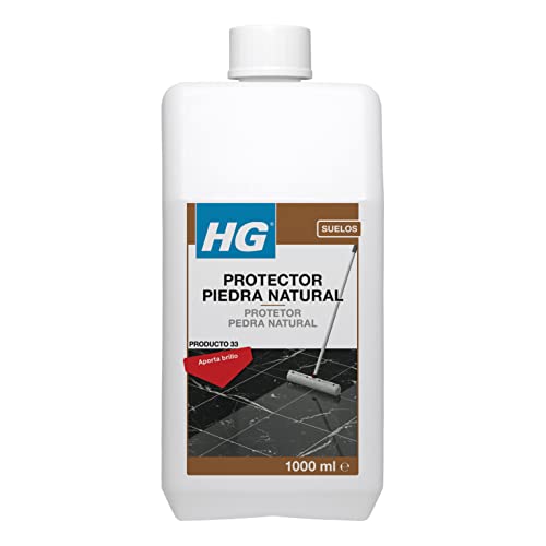 HG 201100130 - Abrillantador Protector para Mármol Iedra Natural, Blanco, 1000 Mililitros